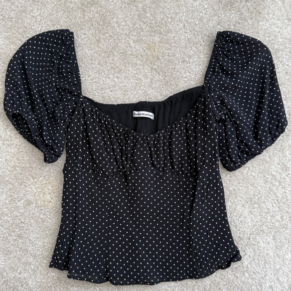 Reformation berry top - size 4 - Picture 2 of 6